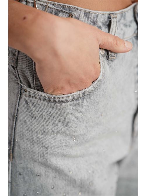 Jeans Baggy gold digger denim | CHARLI-PNDENIM GRIGIO